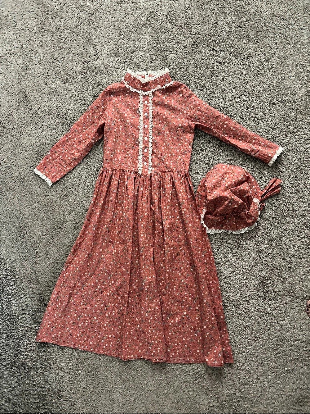Girls Colonial Pioneer Costume SIze 9-10
